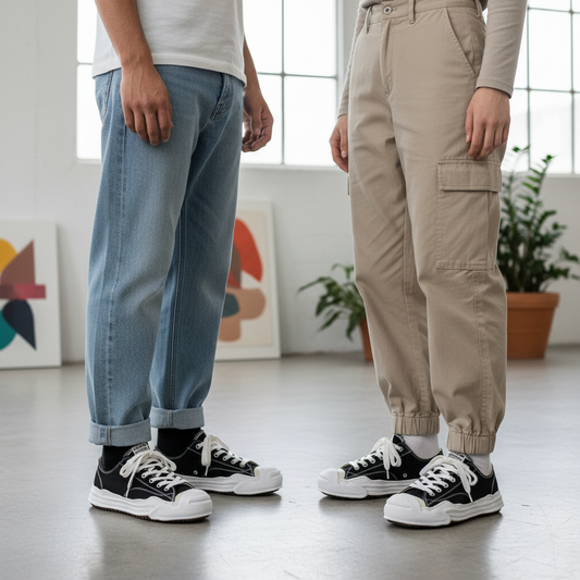 Maison Mihara Yasuhiro Hank OG Sole Canvas Low Black