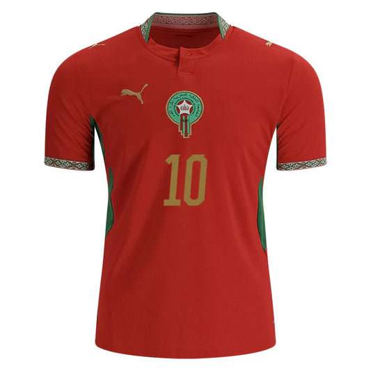 Brahim DΓaz Morocco Home Jersey World Cup 2026 - Red