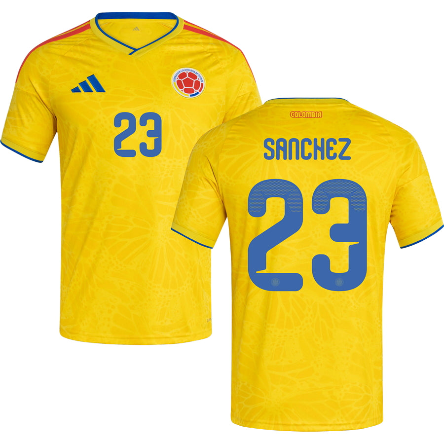 Davinson Sánchez Colombia Home Jersey 2026 - Yellow