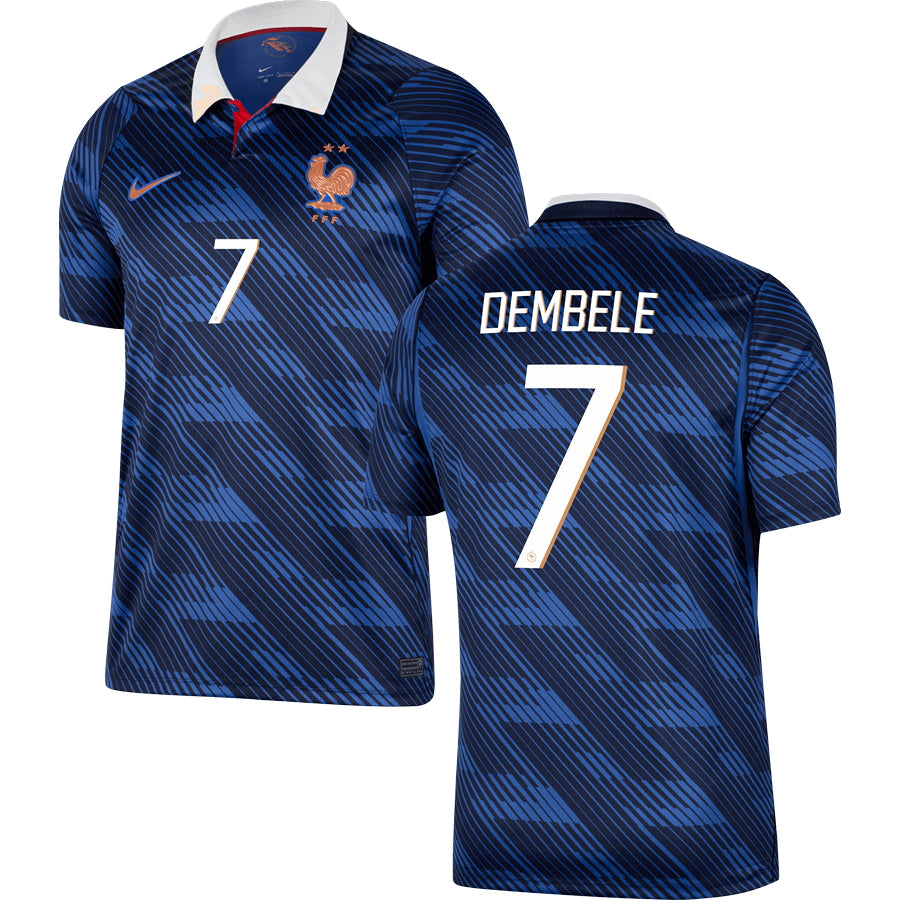 Ousmane Dembélé France Home Soccer Jersey World Cup 2026 -Blue