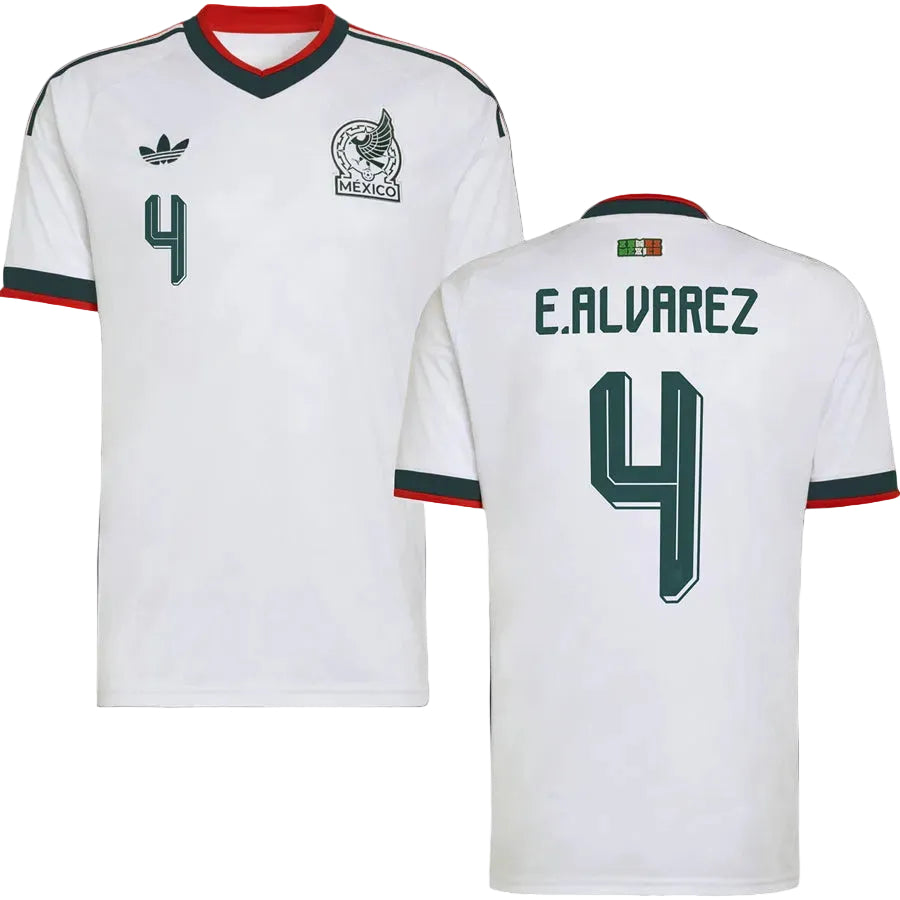 Edson Álvarez Mexico Away Jersey World Cup 2026 - White