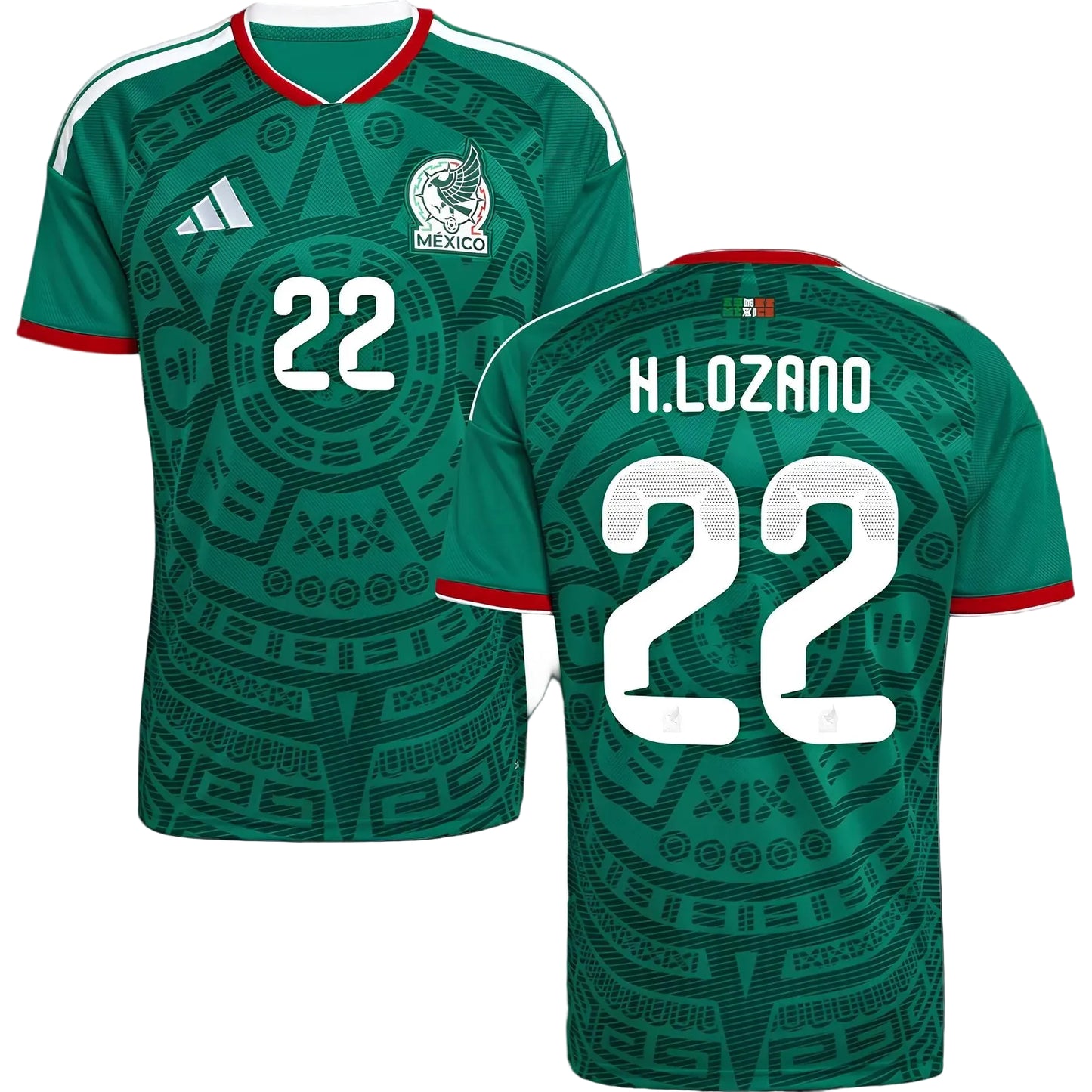 Hirving Lozano Mexico Home Jersey World Cup 2026 - Green