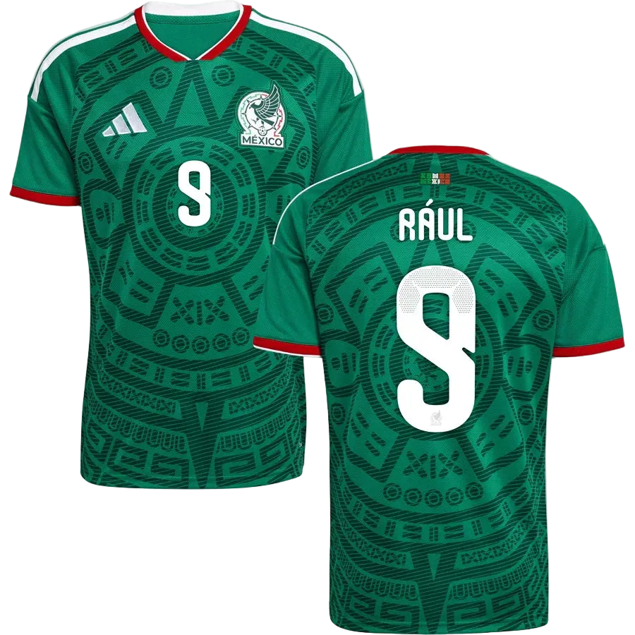 Raúl Jiménez Mexico Home Jersey World Cup 2026 - Green