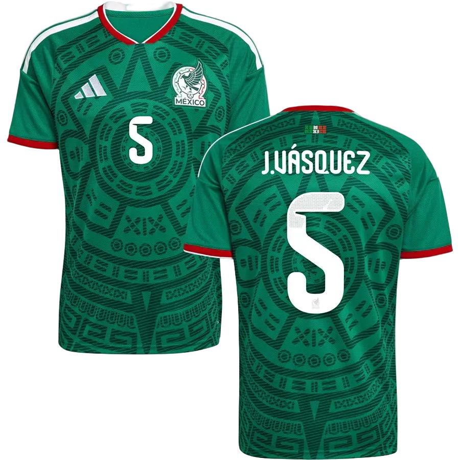 Johan Vásquez Mexico Home Jersey World Cup 2026 - Green