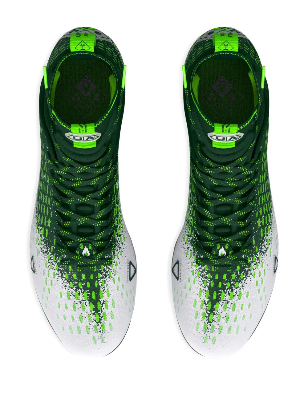 Under Armour-Spotlight Lux MC 2.0 Green White Cleats