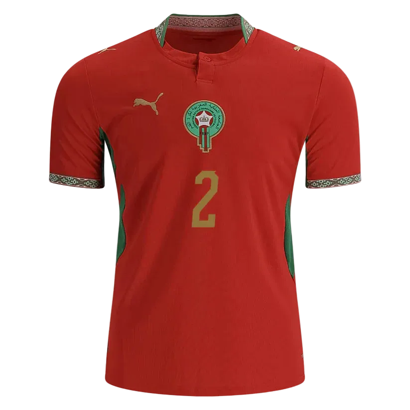 Achraf Hakimi Morocco Home Jersey World Cup 2026 - Red