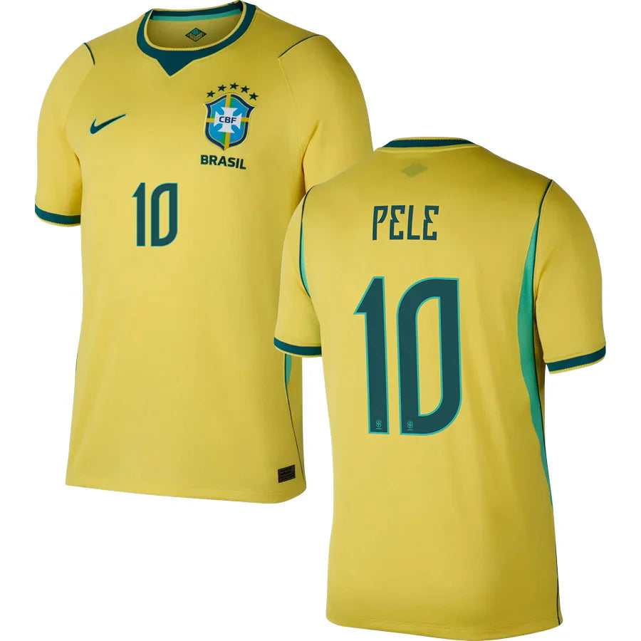 Pelé Brazil Home Jersey 2026 - Yellow