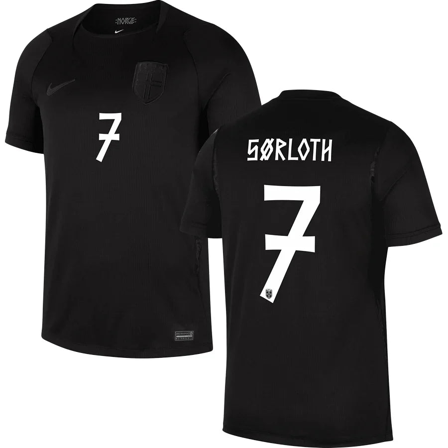 Alexander Sørloth Norway away Jersey 2026 - Black