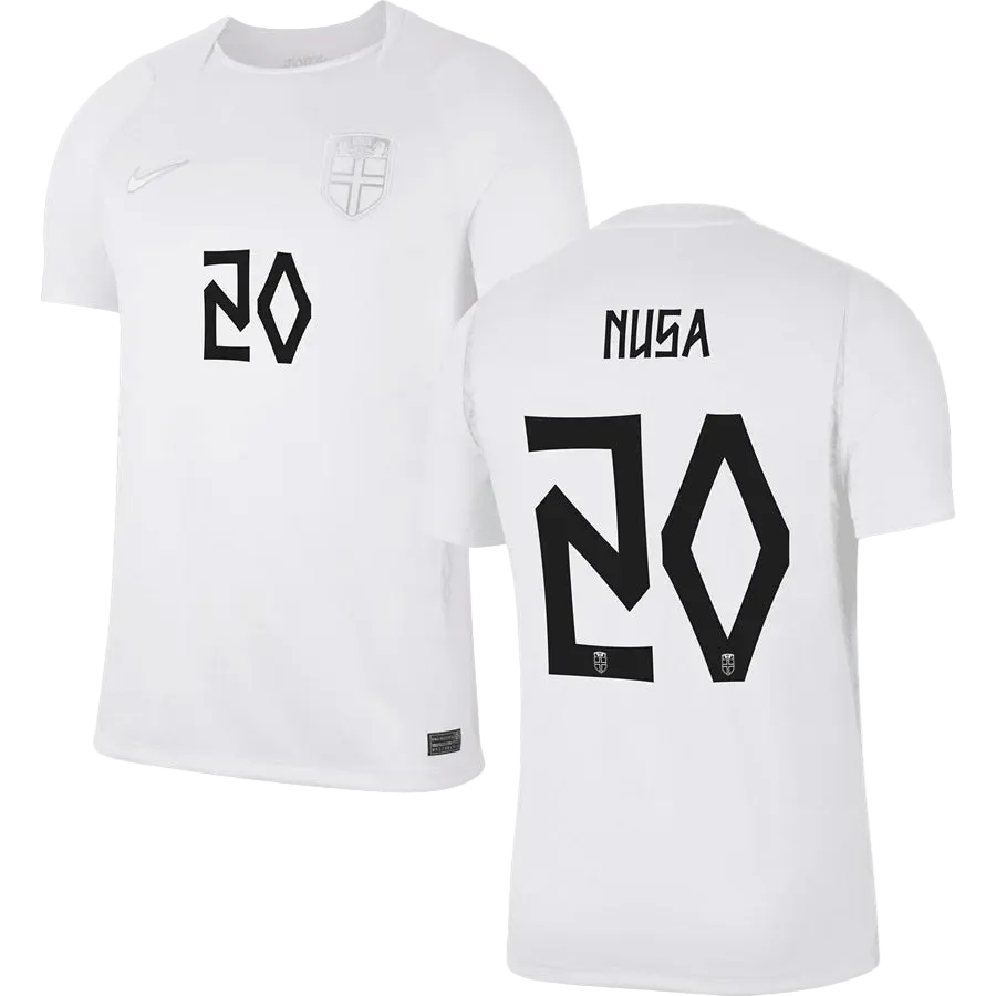 Antonio Nusa Norway Third Jersey 2026 - White