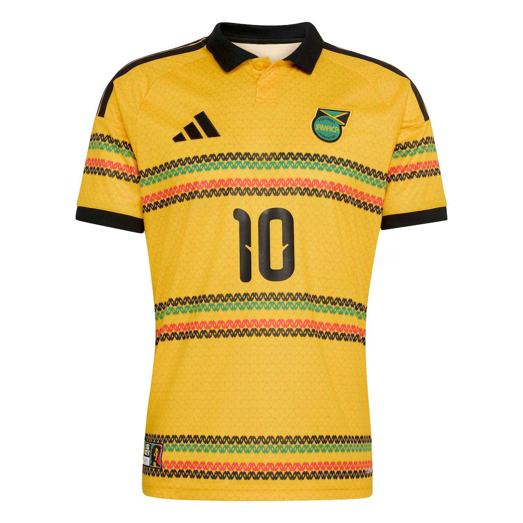 Bob Marley Jamaica National Team 2026 Home Jersey - Yellow