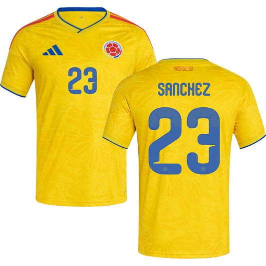 Davinson Sánchez Colombia Home Jersey 2026 - Yellow