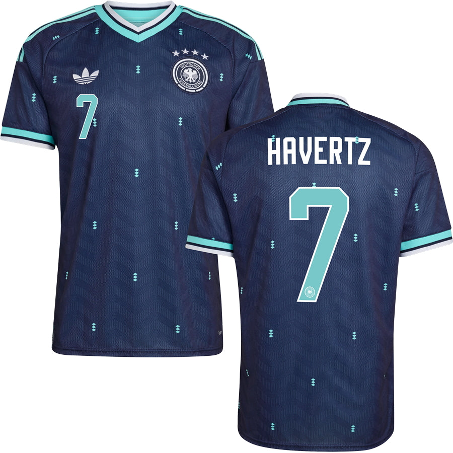 Kai Havertz Germany Away Jersey 2026 - Blue Black