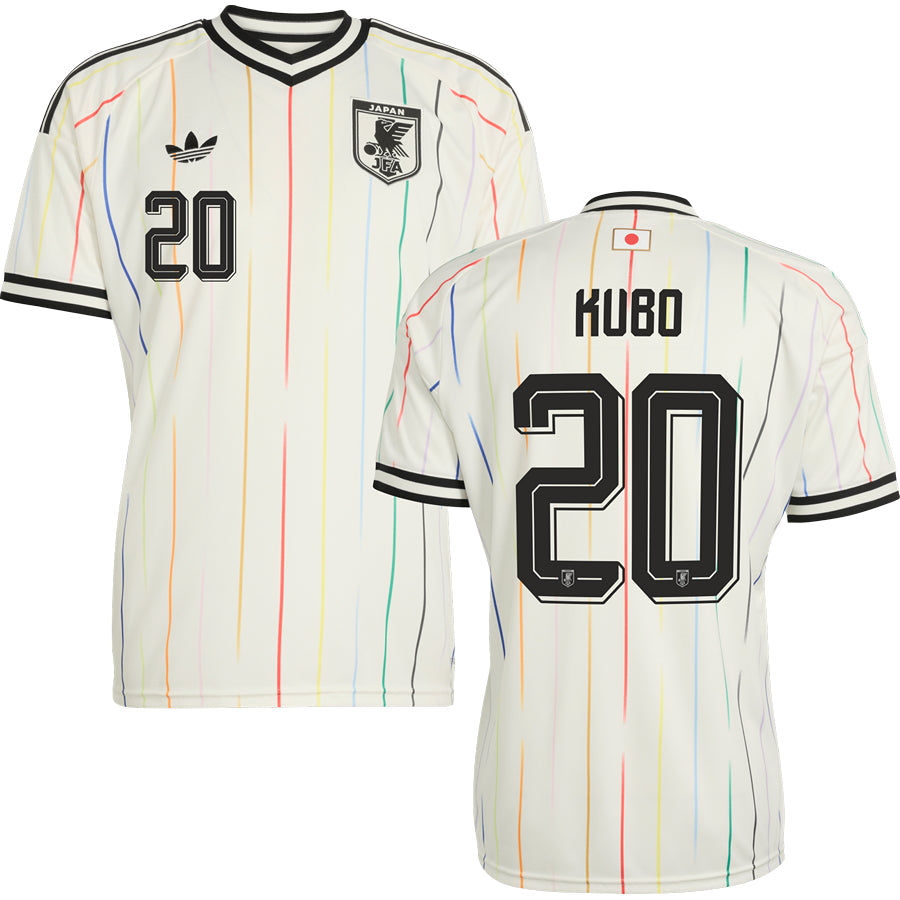 Takefusa Kubo Japan Away Jersey 2026 - Cream