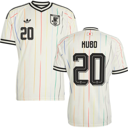 Takefusa Kubo Japan Away Jersey 2026 - Cream