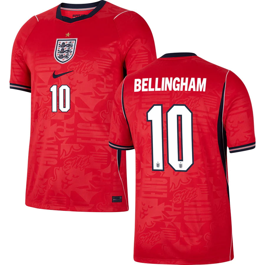 Jude Bellingham England Away Jersey 2026 - Red