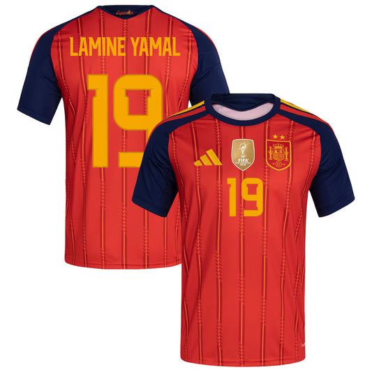 Lamine Yamal Spain Home Jersey 2026 - Red