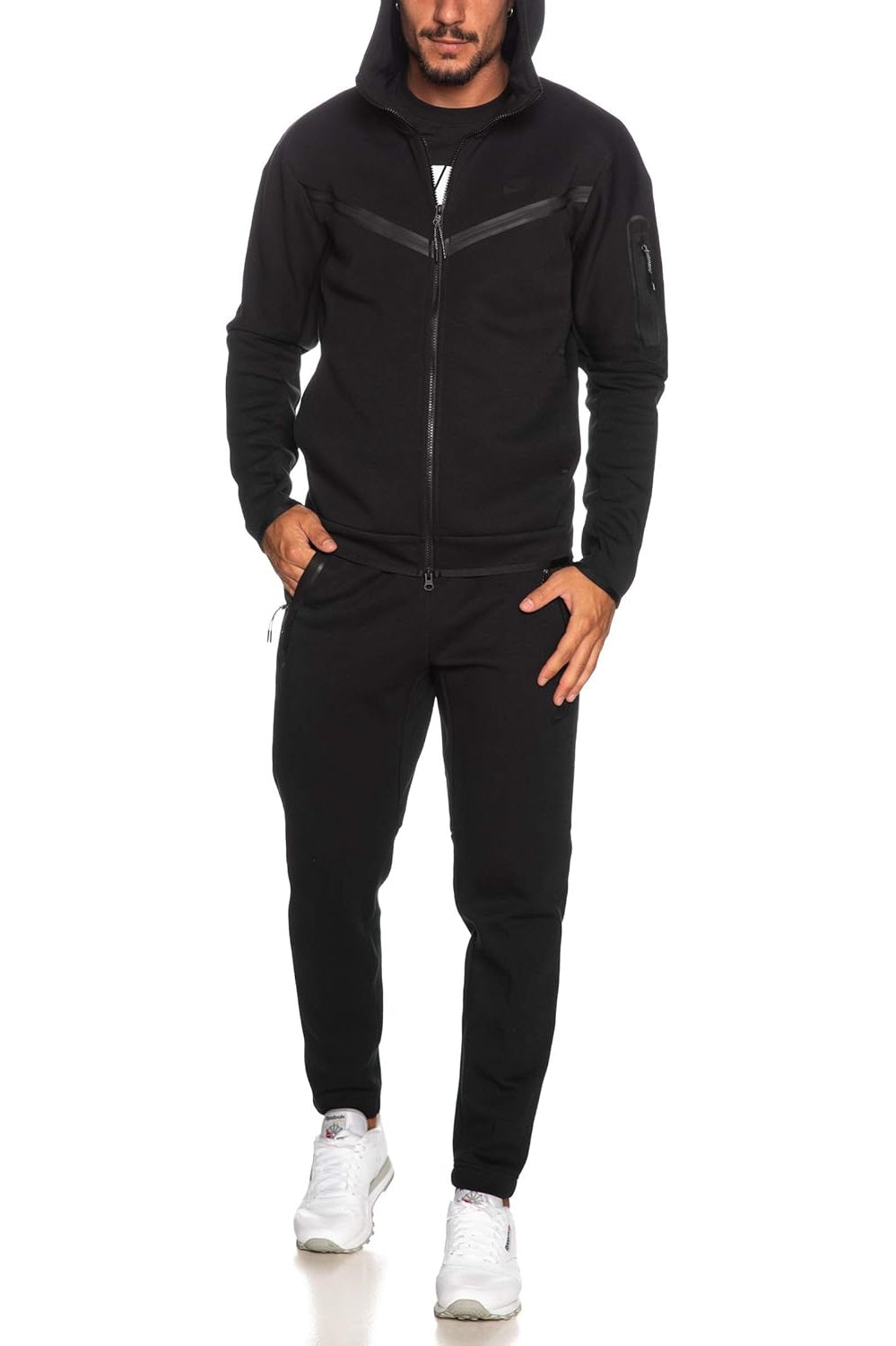 Nike Sportswear Tech Fleece Hoodie & Joggers Set Black