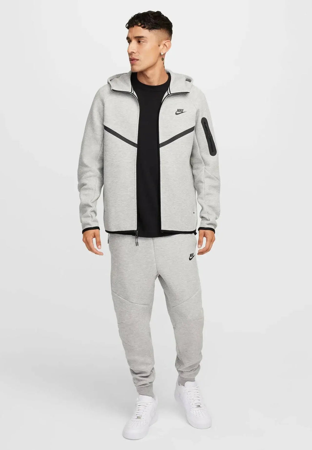 Nike Sportswear Tech Fleece Hoodie & Joggers Set Grey