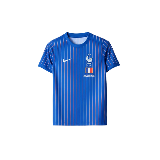 Nike x Jacquemus x France Pre Match Jersey Blue Stripe