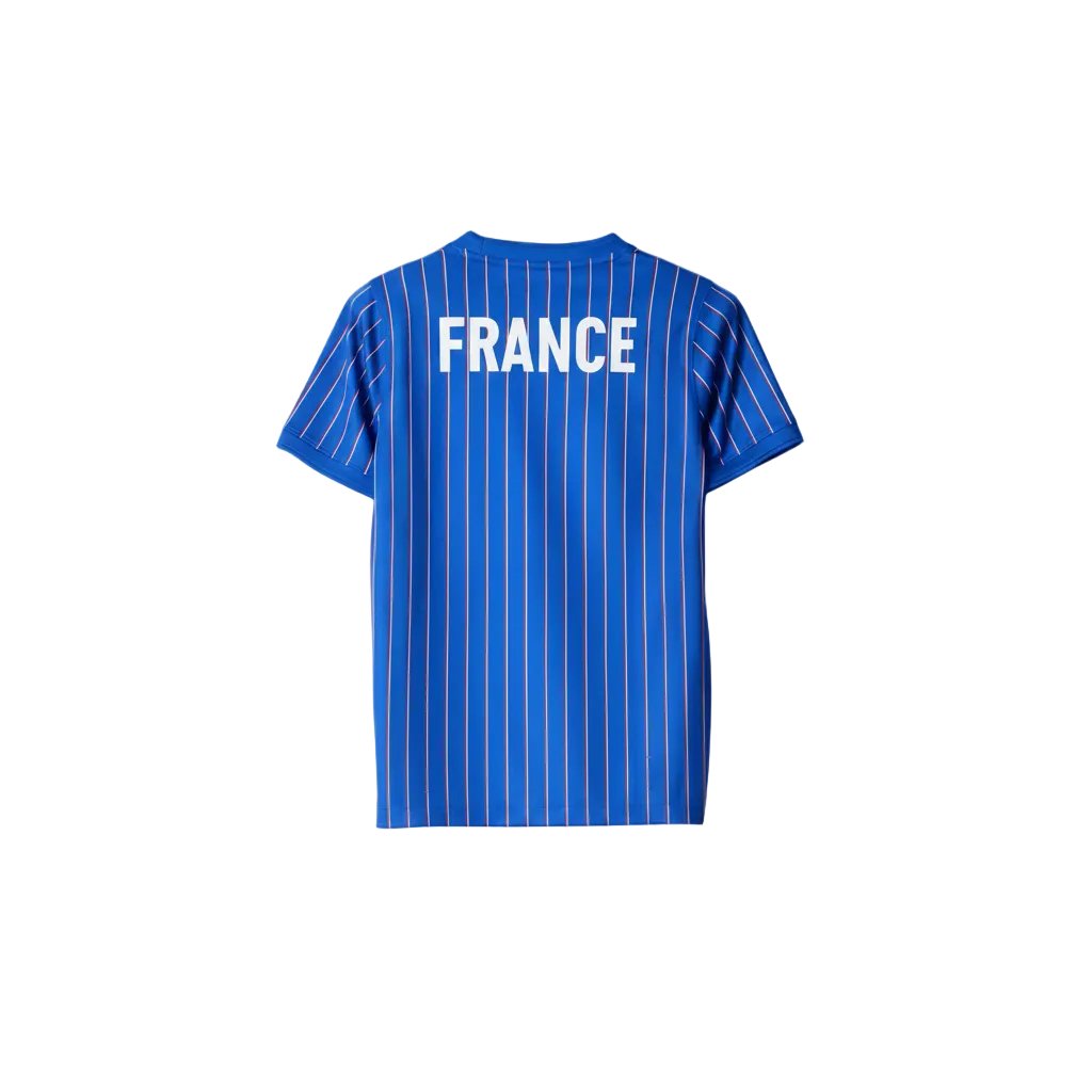 Nike x Jacquemus x France Pre Match Jersey Blue Stripe