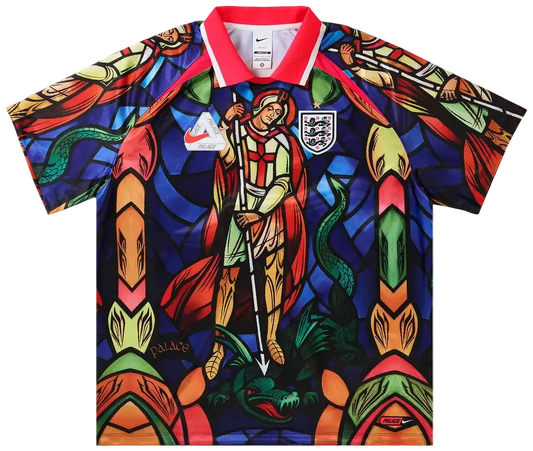 Palace x Nike England Dri-FIT Football Jersey Bright Crimson