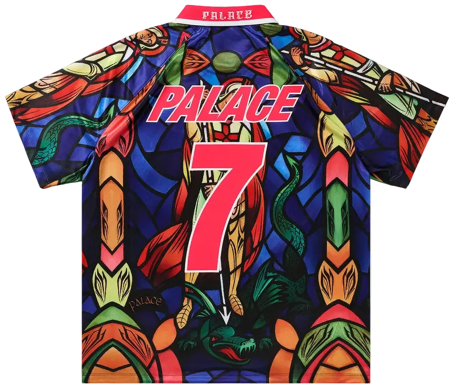 Palace x Nike England Dri-FIT Football Jersey Bright Crimson