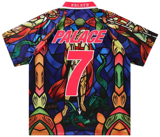 Palace x Nike England Dri-FIT Football Jersey Bright Crimson