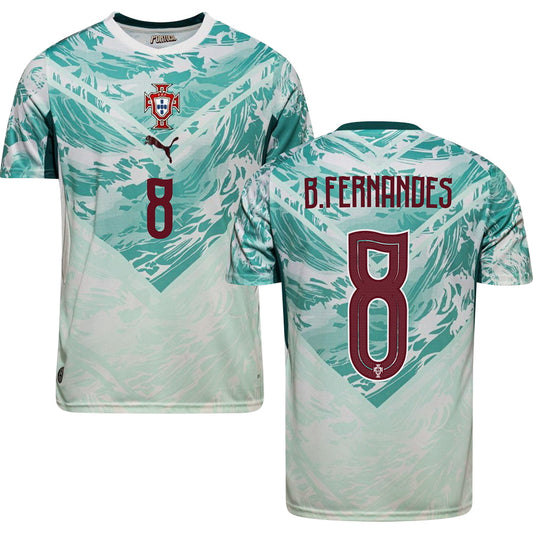 Bruno Fernandes Portugal Away Jersey 2026 – Green
