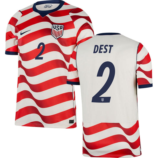 Sergiño Dest USMNT 2026 Home Jersey - White
