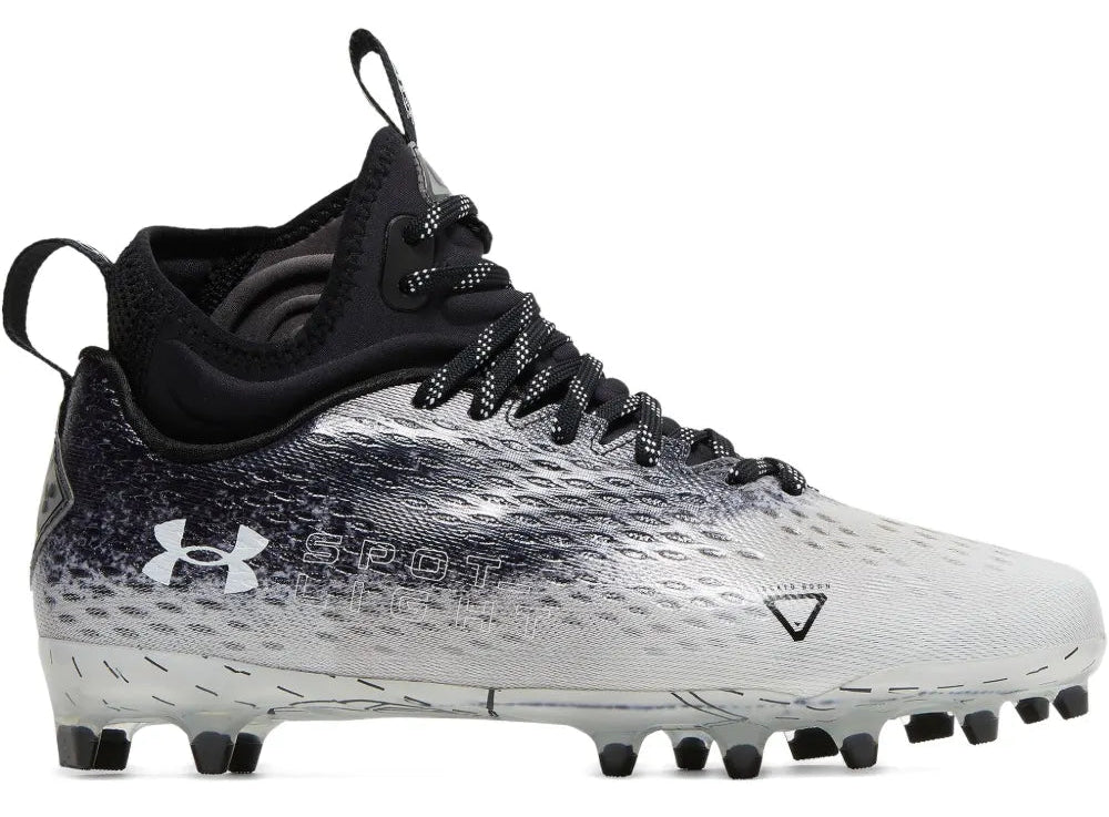 Under Armour-Spotlight Lux MC 2.0 Black White Cleats