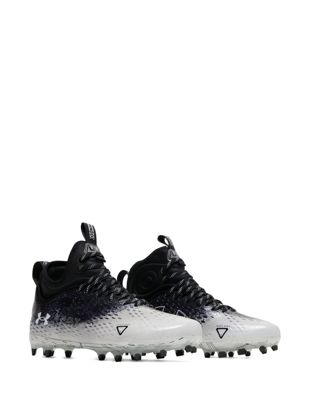 Under Armour-Spotlight Lux MC 2.0 Black White Cleats