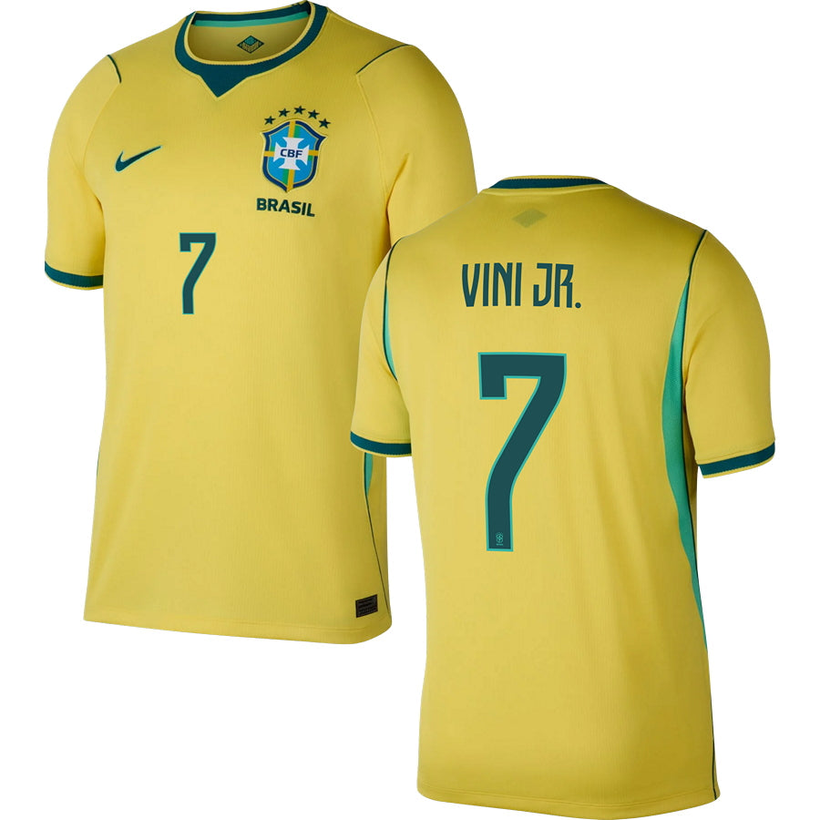 Vinícius Júnior Brazil Home Jersey 2026 - Yellow