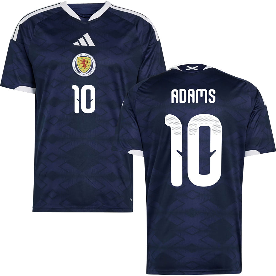 Ché Adams Scotland Home Jersey 2026 - Blue Black