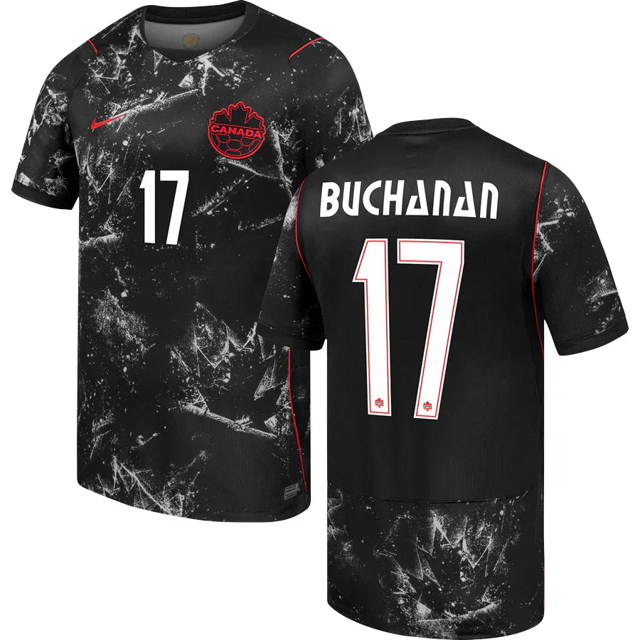 Tajon Buchanan  Canada Away Jersey World Cup 2026 - Black