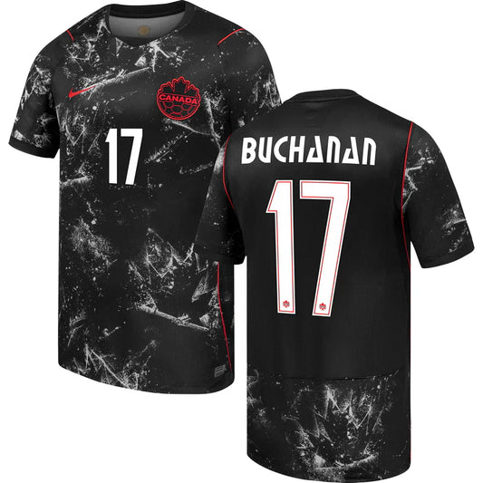 Tajon Buchanan  Canada Away Jersey World Cup 2026 - Black
