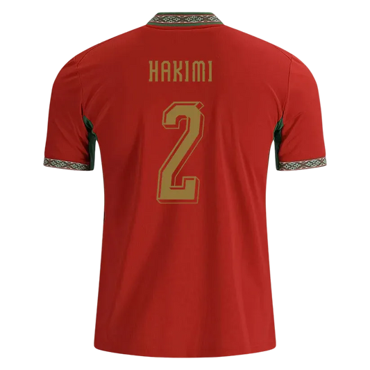 Achraf Hakimi Morocco Home Jersey World Cup 2026 - Red