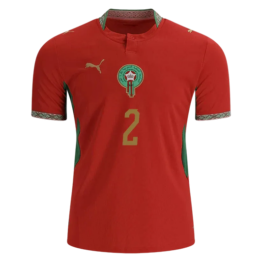 Achraf Hakimi Morocco Home Jersey World Cup 2026 - Red