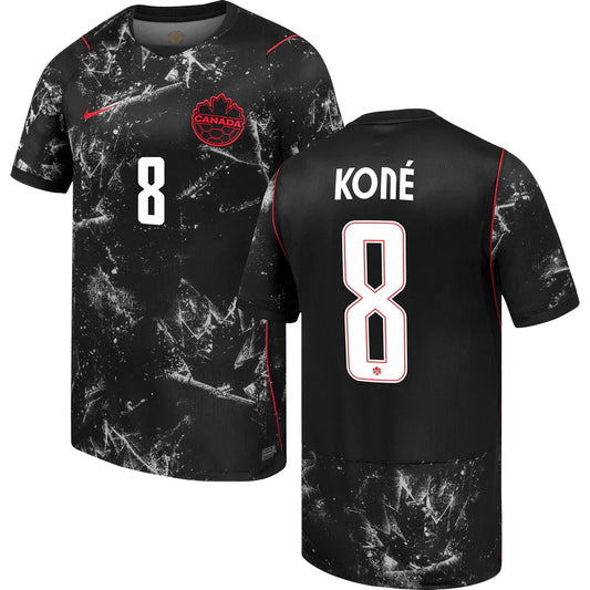 Ismaël Koné Canada Away Jersey World Cup 2026 - Black