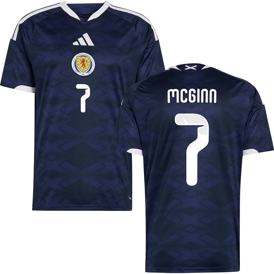 John McGinn Scotland Home Jersey 2026 - Blue Black