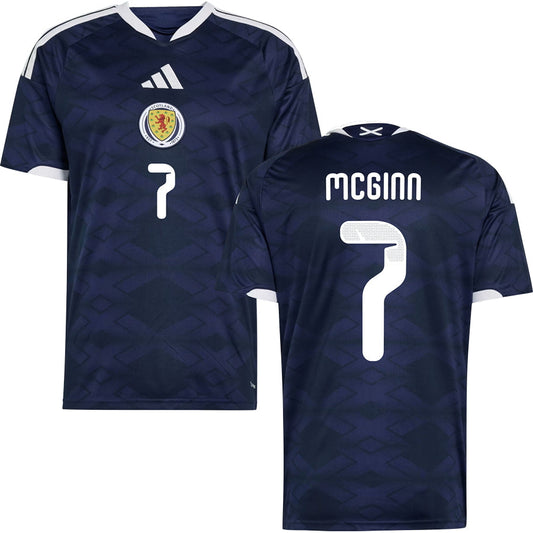 John McGinn Scotland Home Jersey 2026 - Blue Black
