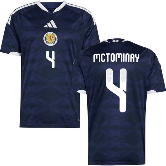 Scott McTominay Scotland Home Jersey 2026 - Blue Black