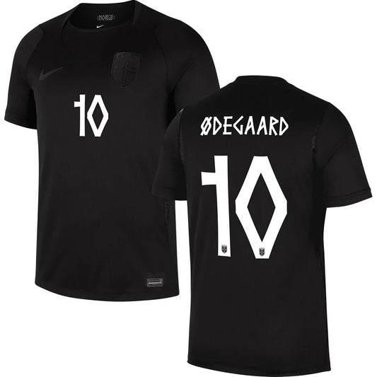 Martin Ødegaard Norway away Jersey 2026 - Black