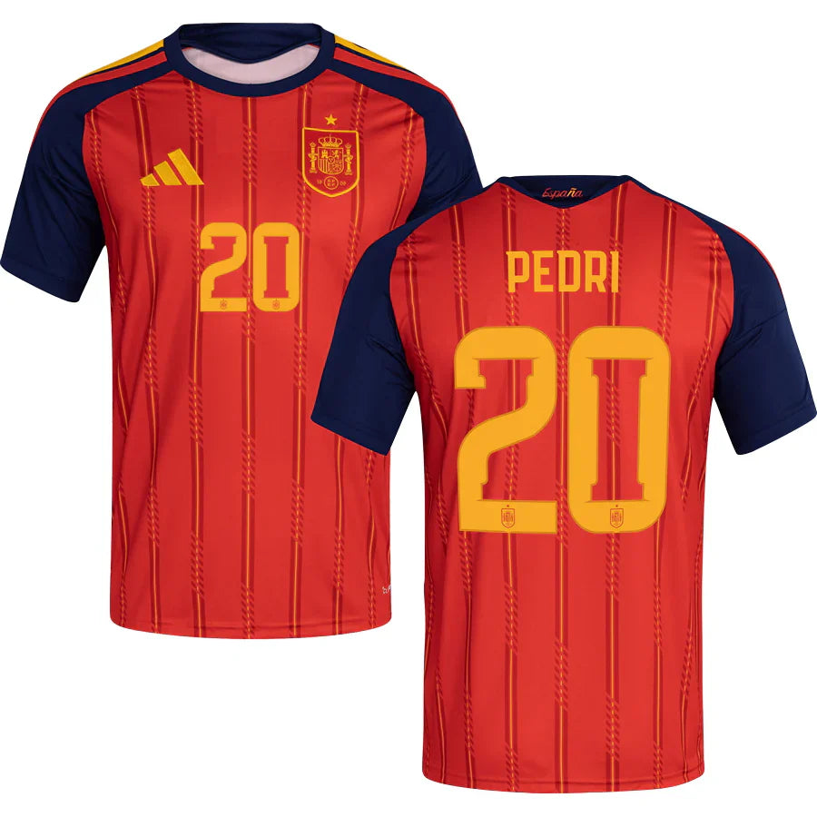 Pedri Spain Home Jersey 2026 - Red