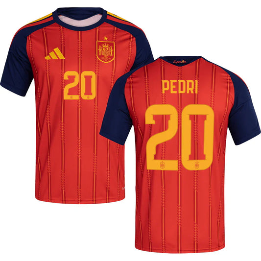 Pedri Spain Home Jersey 2026 - Red