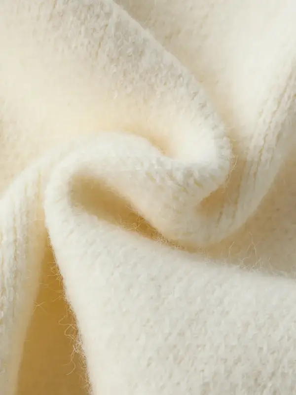 A White Sophisticated Sweater Cardigan for Women - Image 8