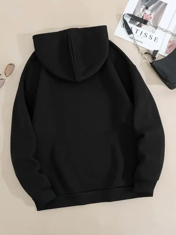Be Kind Print Kangaroo Pocket Hoodie - Image 5