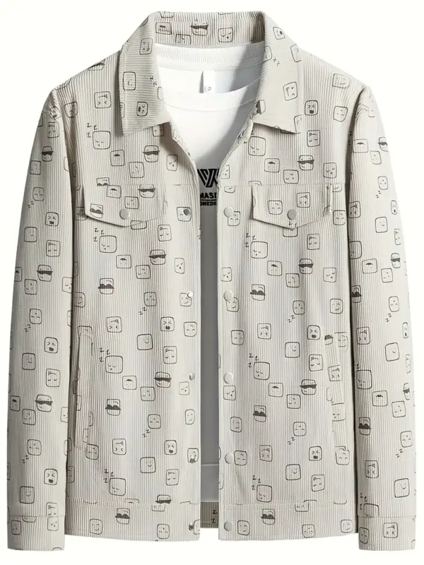 Men's Trendy Beige Jacket