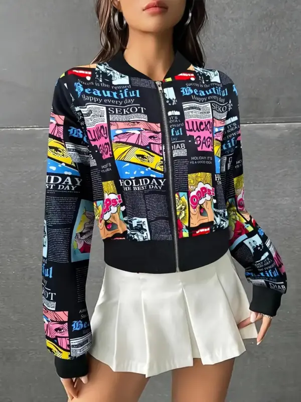 Women's Lightweight Anime-Inspired Jacket