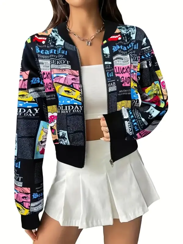 Women's Lightweight Anime-Inspired Jacket - Image 5