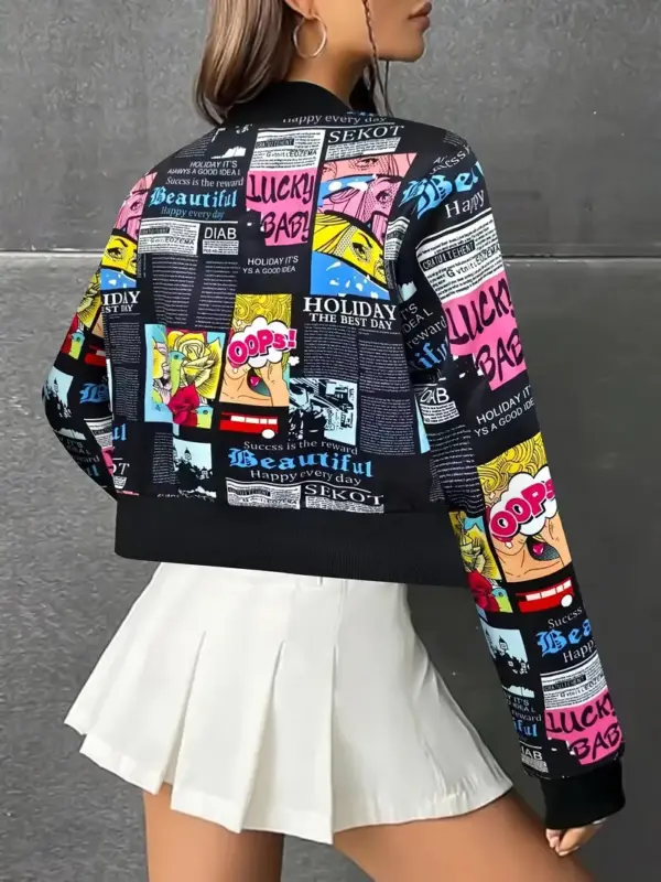 Women's Lightweight Anime-Inspired Jacket - Image 4